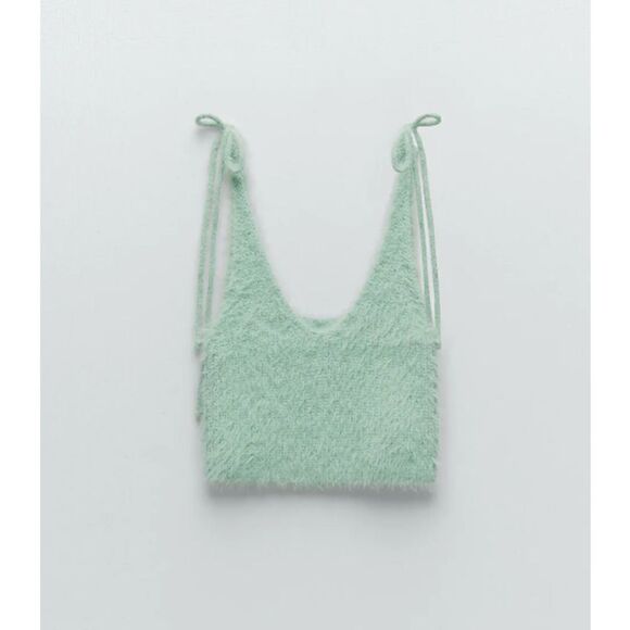 SOFT FEEL TOP GREEN CROPPED - Picture 4 of 4